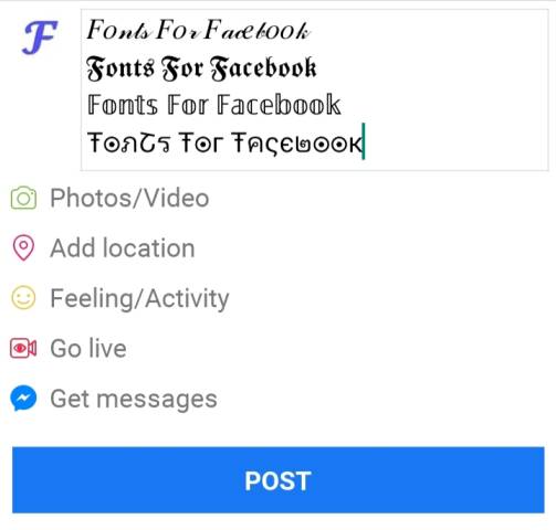 Fonts For Facebook Fonts For Facebook